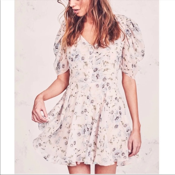 Loveshackfancy Cora Silk floral dress - Picture 2 of 6